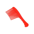Detangling Wide - Tooth Comb Red by Aunty Cherish | Pre - stretched Braiding Hair Extensions Australia