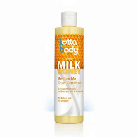 Lotta Body Milk & Honey Restore Me Cream Conditioner 300mL by Aunty Cherish | Pre-stretched Braiding Hair Extensions Australia