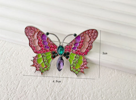 Exquisite Crystal Brooch Moonlight Petal by Aunty Cherish | Pre - stretched Braiding Hair Extensions Australia