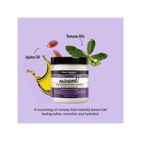 Rescued! Thirst Quenching Recovery Conditioner by Aunty Cherish | Pre - stretched Braiding Hair Extensions Australia