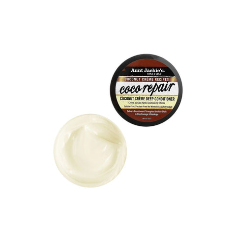 Aunt Jackie's Coco Repair Coconut Creme Deep Conditioner by Aunty Cherish | Pre - stretched Braiding Hair Extensions Australia