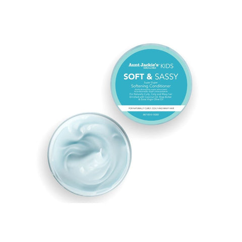 AUNT JACKIE'S Girls Soft & Sassy Super Duper Softening Conditioner 426 g (15Oz) by Aunty Cherish | Pre - stretched Braiding Hair Extensions Australia