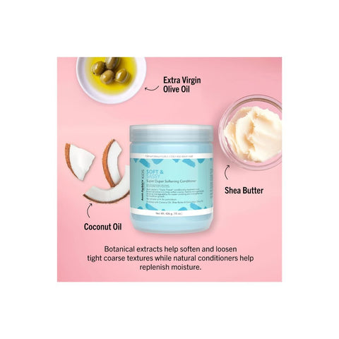 AUNT JACKIE'S Girls Soft & Sassy Super Duper Softening Conditioner 426 g (15Oz) by Aunty Cherish | Pre - stretched Braiding Hair Extensions Australia
