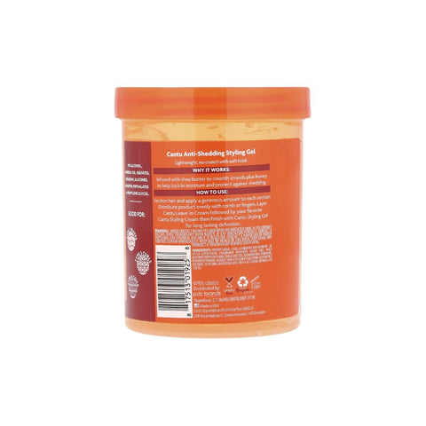 Cantu Anti - Shedding Styling Gel with Honey 524g (18.5oz) by Aunty Cherish | Pre - stretched Braiding Hair Extensions Australia
