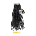 Freetress Spring Twist Crochet 18 inches (20 strands/pack) 1B by Aunty Cherish | Pre - stretched Braiding Hair Extensions Australia