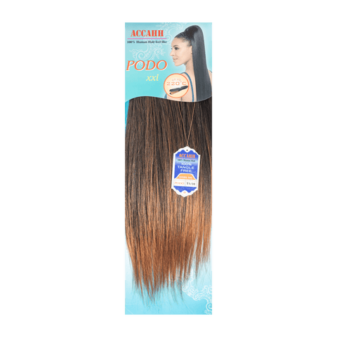 ACCAHH Podo Ponytail Extensions T1/30 by Aunty Cherish | Pre - stretched Braiding Hair Extensions Australia
