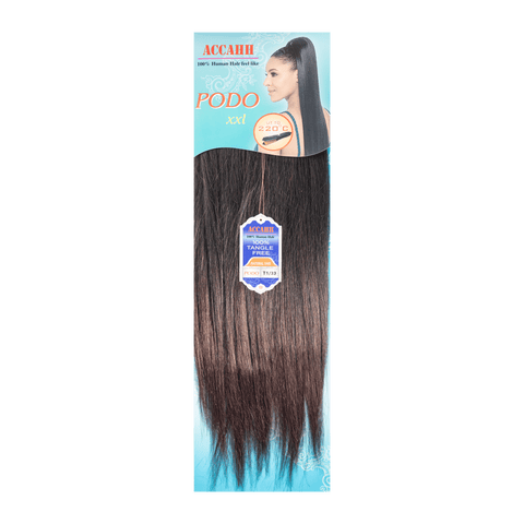 ACCAHH Podo Ponytail Extensions T1/33 by Aunty Cherish | Pre - stretched Braiding Hair Extensions Australia