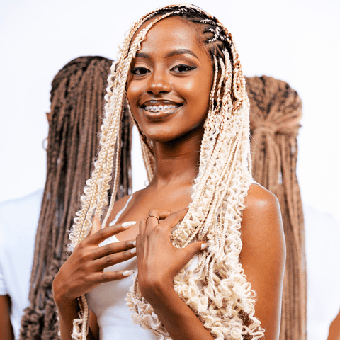 26 Inch Pre - Stretched Braiding Hair 1B – Natural Black by Aunty Cherish |-  hero