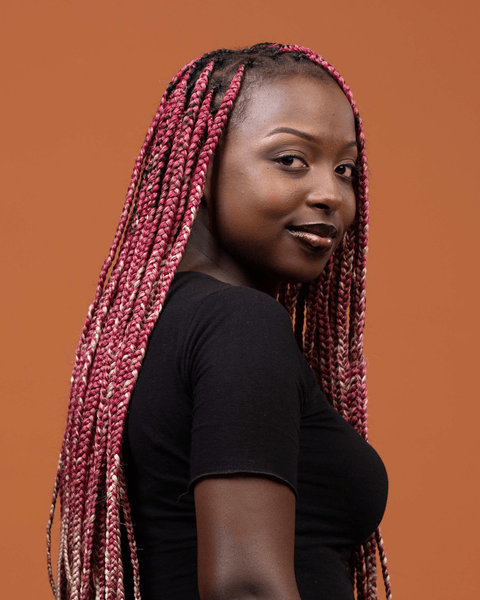 26 Inch Pre - Stretched Braiding Hair – Soft, Lightweight & No Itch 1B – Natural Black by Aunty Cherish | Pre - stretched Braiding Hair Extensions Australia