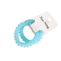 Spring/SpiralHair Ties pair Blue by Aunty Cherish | Pre - stretched Braiding Hair Extensions Australia