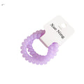Spring/SpiralHair Ties pair Purple by Aunty Cherish | Pre - stretched Braiding Hair Extensions Australia