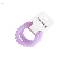 Spring/SpiralHair Ties pair Purple by Aunty Cherish | Pre - stretched Braiding Hair Extensions Australia