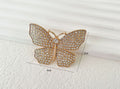 Exquisite Crystal Brooch Sunstone leaf by Aunty Cherish | Pre - stretched Braiding Hair Extensions Australia