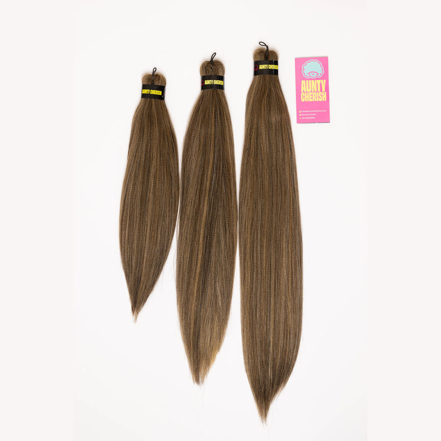ADA [2/27/613] - 44 Inch Pre-Stretched Braiding Hair (22" Braided)