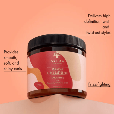 Jamaican Black Castor Oil Smoothie by Aunty Cherish | Pre - stretched Braiding Hair Extensions Australia