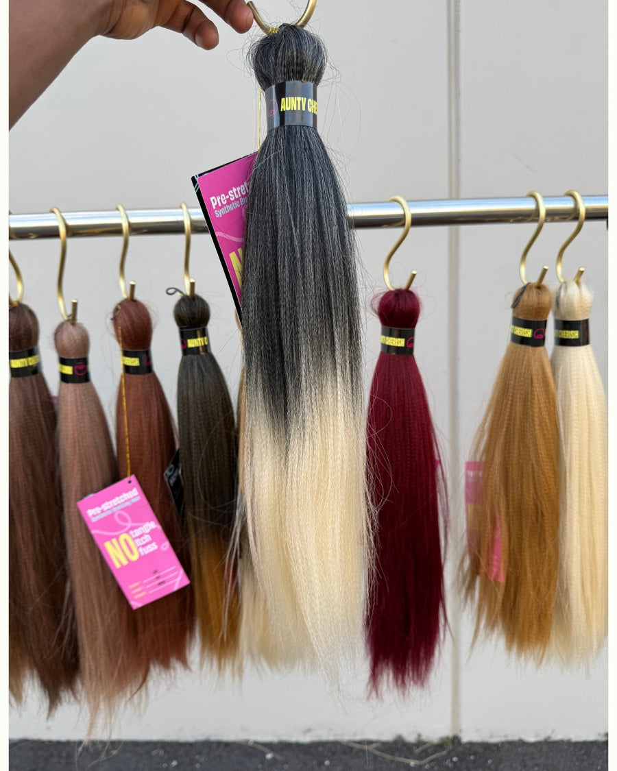1B/613 – Ombré - 32 Inch Pre-Stretched Braiding Hair (16" Braided)