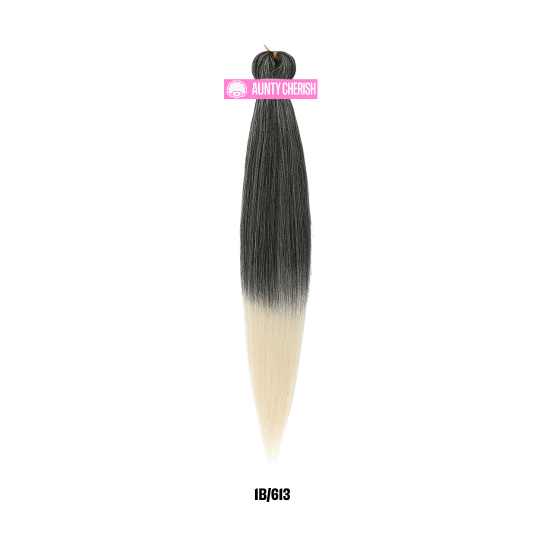 1B/613 – Ombré - 44 Inch Pre-Stretched Braiding Hair (22" Braided)