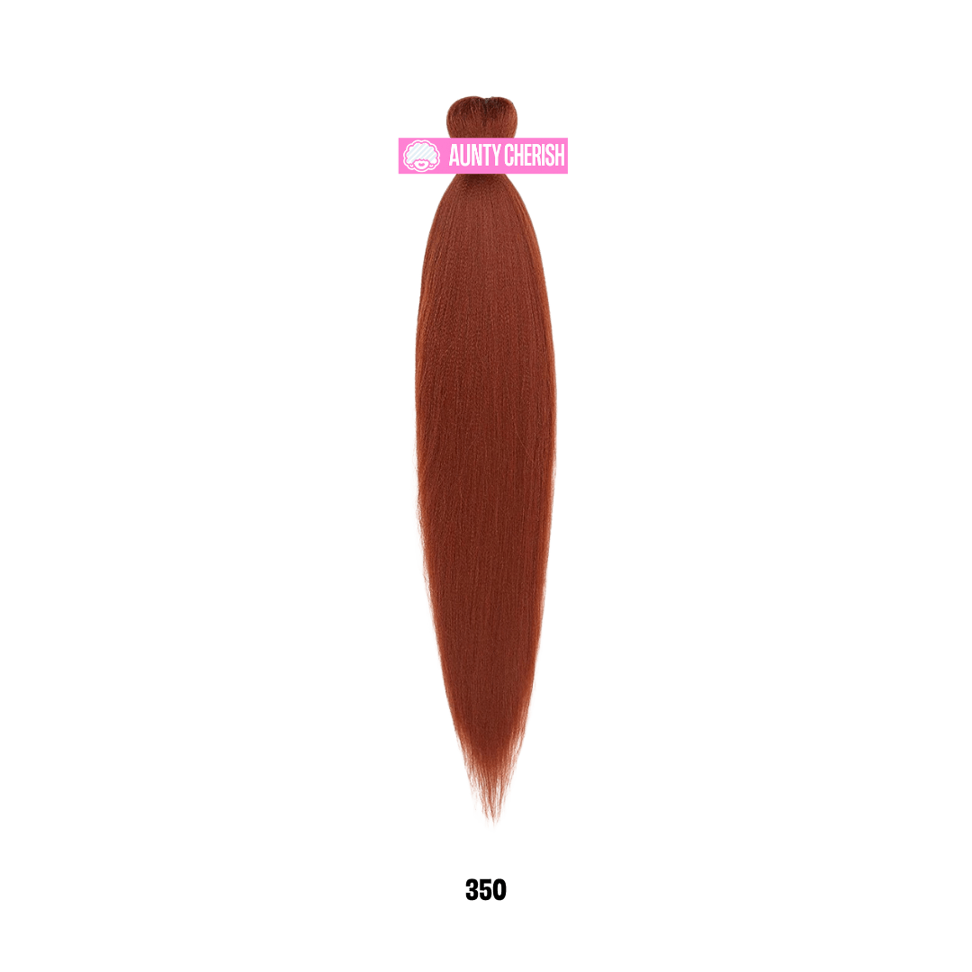 350 – Copper Red - 52 Inch Pre-Stretched Braiding Hair (26" Braided)