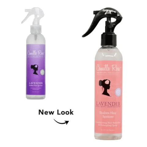 Camille Rose Lavender Shaken Hair Spritzer (240mL) – Refreshing Detangling Spray by Aunty Cherish | Pre - stretched Braiding Hair Extensions Australia