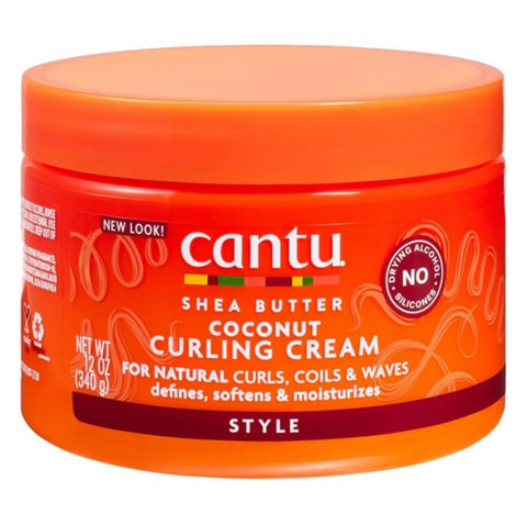 Cantu Coconut Curling Cream Shea Butter 340g by Aunty Cherish | Pre - stretched Braiding Hair Extensions Australia