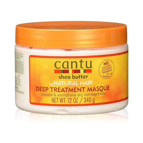 Cantu Shea Butter Deep Treatment Masque 340g 12oz jar for dry damaged natural hair - Aunty Cherish Australia