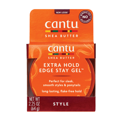 Cantu Edge Stay Extra Hold Gel 64g (2.25oz) by Aunty Cherish | Pre - stretched Braiding Hair Extensions Australia