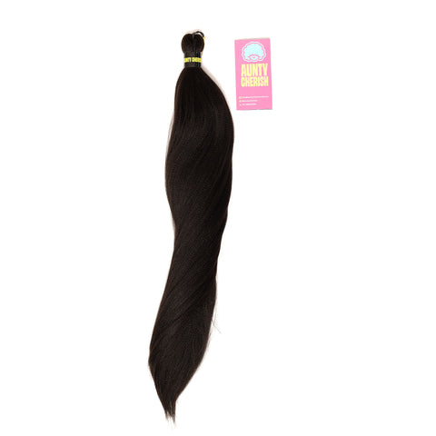 52 Inch Pre-Stretched Braiding Hair (26" Braided) 2 – Dark Brown by Aunty Cherish | Pre-stretched Braiding Hair Extensions Australia