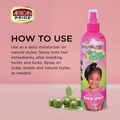 Dream Kids Olive Miracle Soothing Moisturizing Braid Spray (355mL / 12oz) by Aunty Cherish | Pre - stretched Braiding Hair Extensions Australia