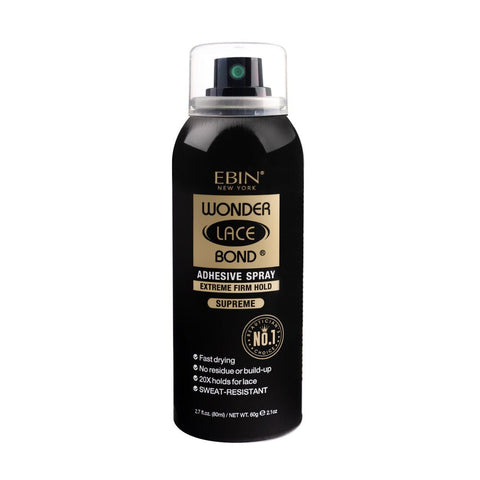 Ebin Wonder Lace Bond Adhesive Spray Supreme Hold 180mL by Aunty Cherish | Pre-stretched Braiding Hair Extensions Australia