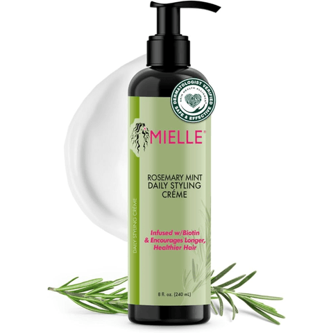 Mielle Rosemary Mint Multi - Vitamin Daily Styling Creme (240mL) by Aunty Cherish | Pre - stretched Braiding Hair Extensions Australia