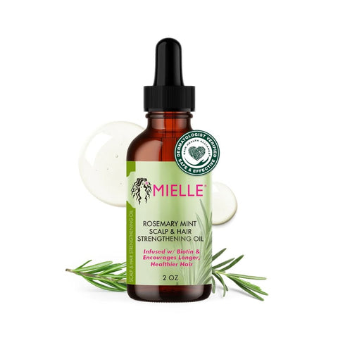 Mielle Organics Rosemary Mint Scalp & Hair Strengthening Oil (2oz) by Aunty Cherish | Pre - stretched Braiding Hair Extensions Australia