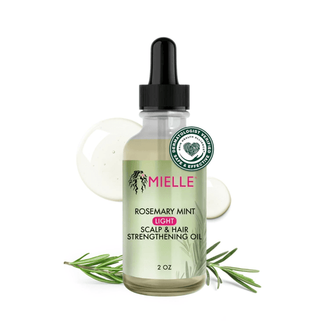 Mielle Rosemary Mint Light Scalp & Hair Strengthening Oil (59mL) by Aunty Cherish | Pre - stretched Braiding Hair Extensions Australia