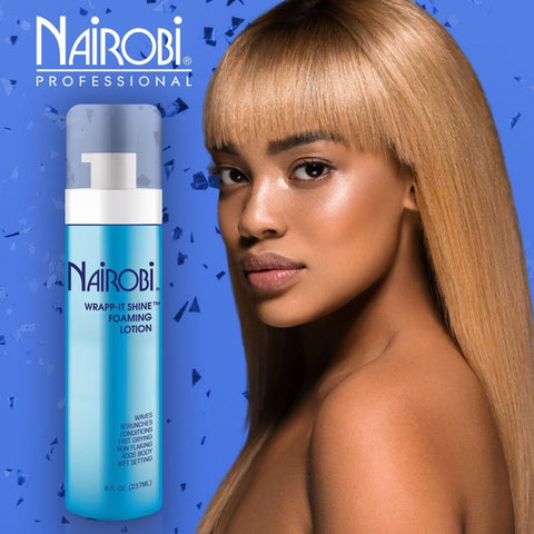 Nairobi Wrapp It Shine Foaming Mousse by Aunty Cherish | Pre - stretched Braiding Hair Extensions Australia