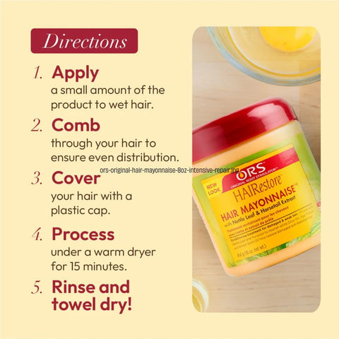 ORS HAIRestore Hair Mayonnaise (8oz / 227g) by Aunty Cherish | Pre - stretched Braiding Hair Extensions Australia