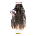 Freetress Spring Twist Crochet 18 inches (20 strands/pack) 1/27 by Aunty Cherish | Pre - stretched Braiding Hair Extensions Australia